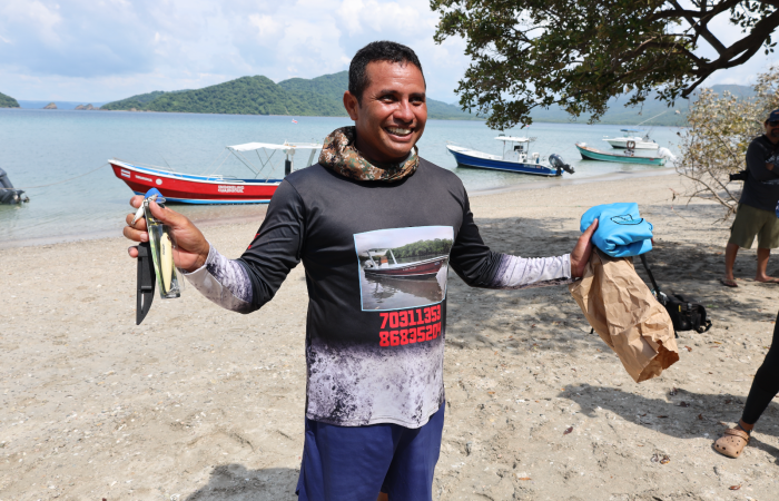 Playa Sortija- AMMBSE  7 de octubre 2023  foto: Melissa Espinoza