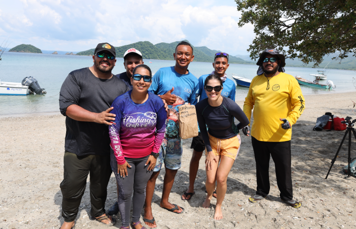 Playa Sortija- AMMBSE  7 de octubre 2023  foto: Melissa Espinoza