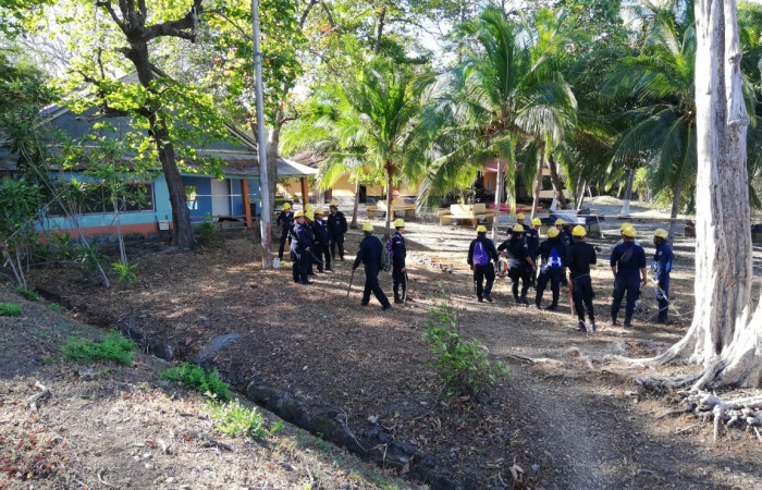 Academia Nacional  de Policías en Murciélago 8 de febrero 2019 Foto: Sergio Cascante