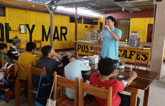 Comunidad de Cuajiniquil, La Cruz.  Fuente: Melissa Espinoza, 2025.