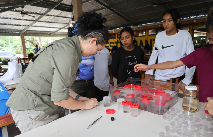 Comunidad de Cuajiniquil, La Cruz.  Fuente: Melissa Espinoza, 2025.