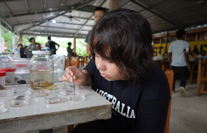 Comunidad de Cuajiniquil, La Cruz.  Fuente: Melissa Espinoza, 2025.