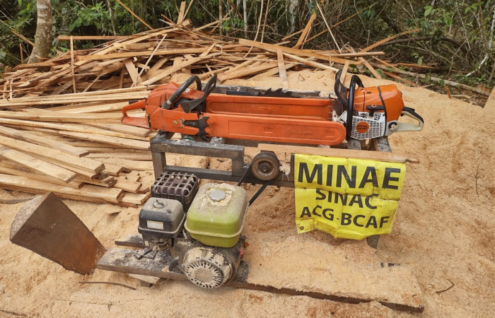 1 de agosto 2025, foto: Brigada de Control y Aprovechamiento Forestal (BCAF.PSA)