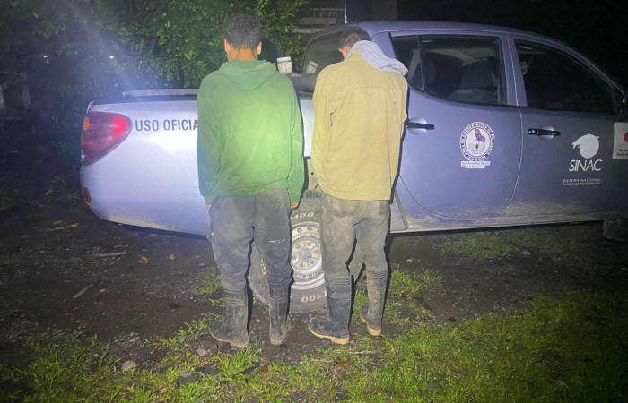 Cacería de tepezcuintle <i>Cuniculus paca</i>, setiembre 2025, sector San Cristóbal, foto: Brigada de Control y Aprovechamiento Forestal (BCAF.PSA)