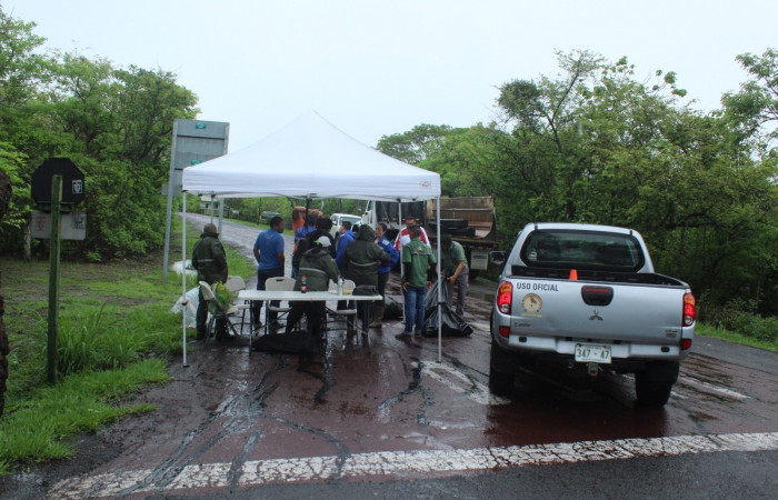 Limpieza en Tunel verde y vivo de la biodiversidad