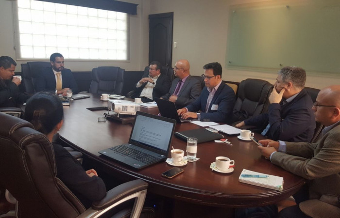 Reunión con autoridades, MOPT-San José, 24 de enero 2018, fotografía: Alejandro Masís