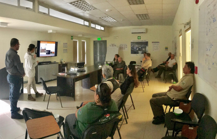 Presentación Proyecto eólicos, Quebrada Grande de Liberia, 27 de enero 2018, Fotografía: Roger Blanco