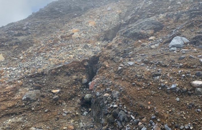 28 de agosto 2019 Foto: Observatorio sismológico y vulcanológico de Arenal y Miravalles (OSIVAM) Volcán Rincón de la Vieja