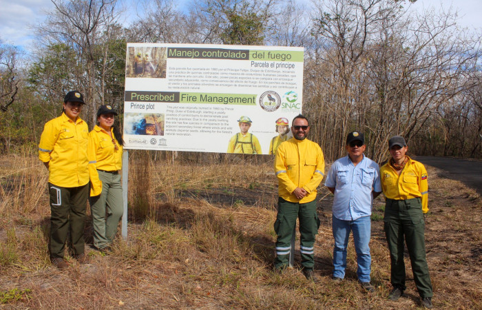 Parcela demostrativa El Príncipe, Parque Nacional Santa Rosa, Foto: Melissa Espinoza